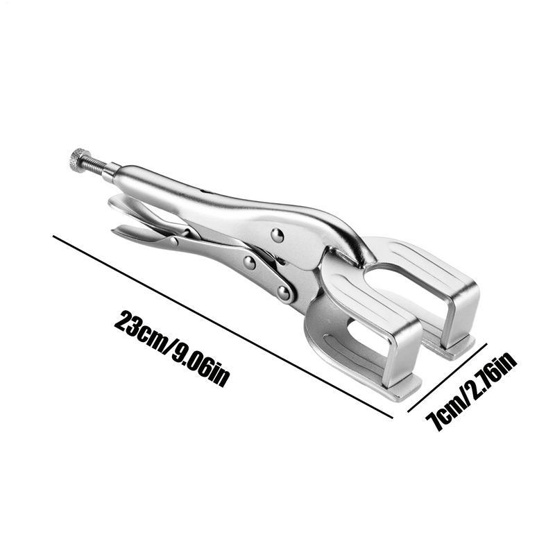 Vise Grip Clamps Adjustable Welding Clamp 9inch Locking Pliers Heavy Duty Vise Grip Soldering Hand Tool For Fixing & Grinding