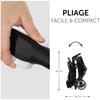 HAUCK - Poussette compacte - TRAVEL N CARE - 4 roues - Pliage à 1 main - Leo