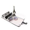 Portable Glasses Organizer 3/5Grids Multi-slot Eyeglasses Storage Display Travel Folding Sunglasses PU Leather Case Home Storage