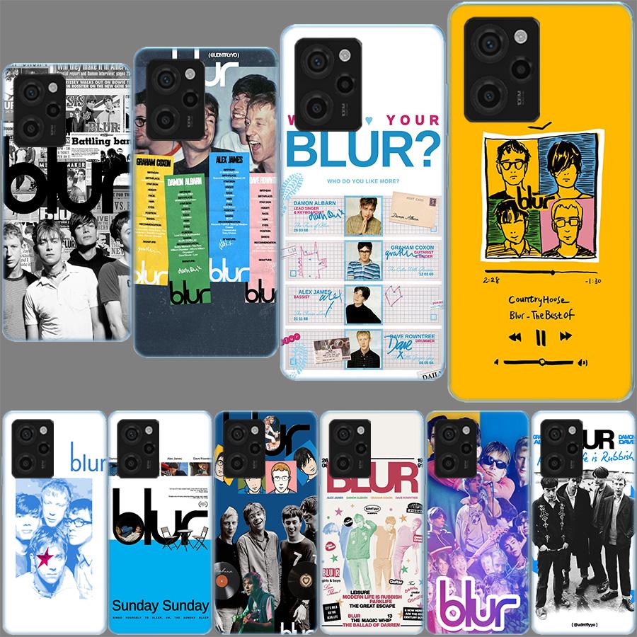 Blur Band Cover Phone Case For Xiaomi Poco M8 M7 M6 M4 M3 X7 X6 X4 Pro F7 Ultra M5S Mi 14 14T 15 15T 12T 10T Pro 12S 12 11 Lite