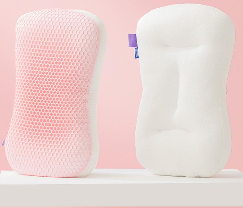 Class A TPE Rubber Neck Support Cooling Pillow - High Loft, Breathable, Gel Core, Anti-Collapse for Hotel or Summer Use