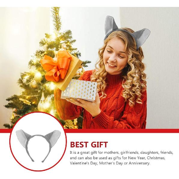 

Mobestech 6pcs Animal Headband Animal Cosplay Hairband Wolf Headband Kids Hair Ties Hair Hoop for Kids Kid Party Photo Prop Hairhoop Cosplay Hair