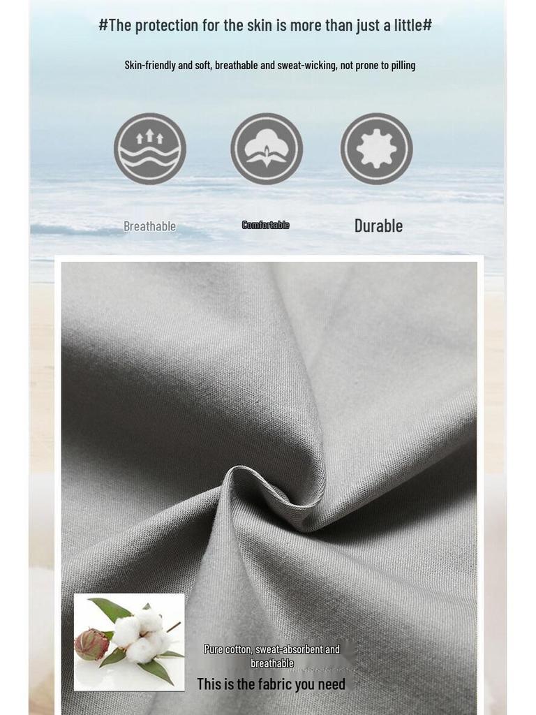 Men's Summer Casual Cotton Straight-Leg Shorts for Middle-Aged & Young, Loose-Fit Sports Outdoor Fashion.