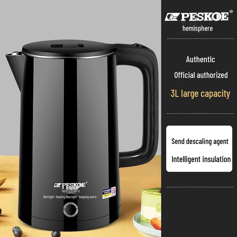 3L Smart Electric Kettle with Automatic Power Off & Insulation