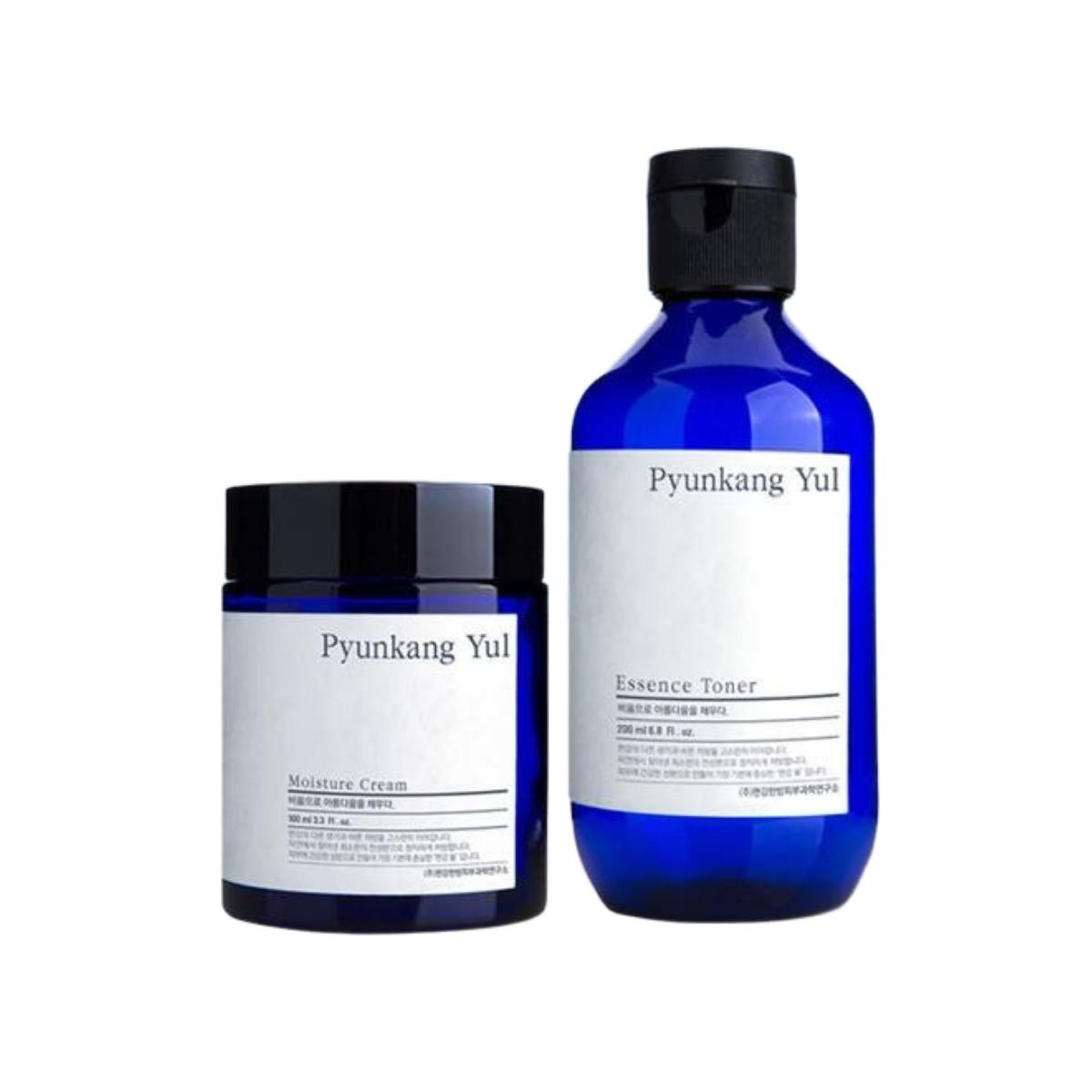 

Pyunkang Yul Moisture & Nutrition Duo - Essence Toner 200ml + Nutrition Cream 100ml Set for Deep Hydration