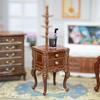 Detailed Miniature Phonograph Dollhouses Display Enhances Living Room Pretend Play Accessories