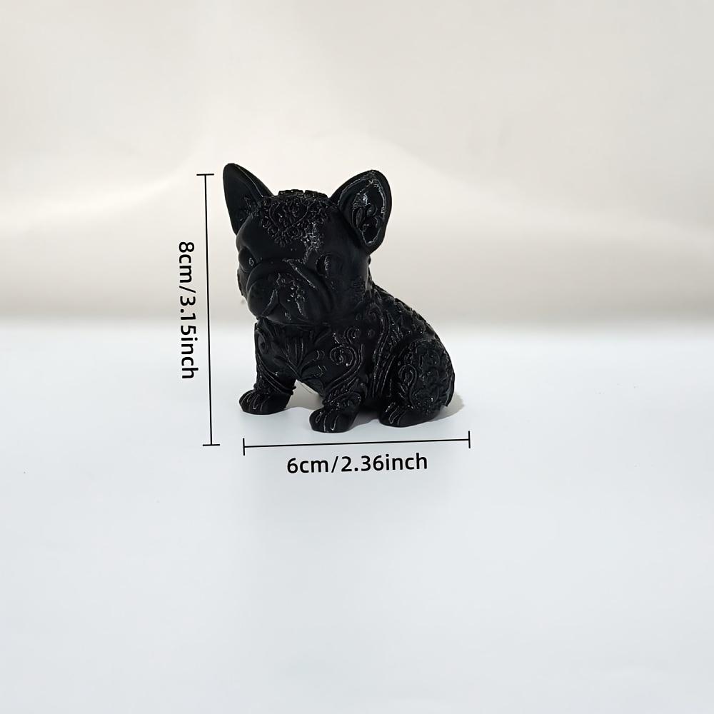 Beautiful Patterned Bulldog Ornament, Designed Specifically for Dog Lovers, Halloween, Christmas/Valentine's Day Birthday Gift