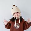 Windproof Toddler's Plush Knitted Cap Soft Kids Ear Protection Hat  Toddler Use