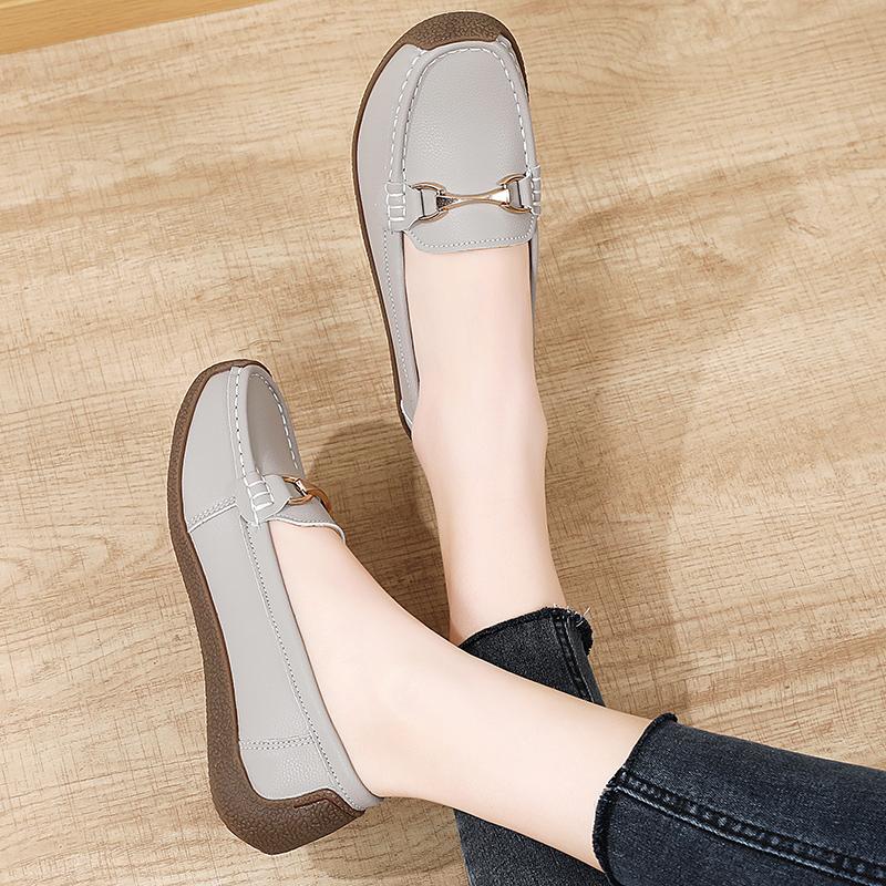 Designer Women Casual Shoes Leather Slip On Flat Shoes Women Loafers Luxury Brand Sneakers for Women