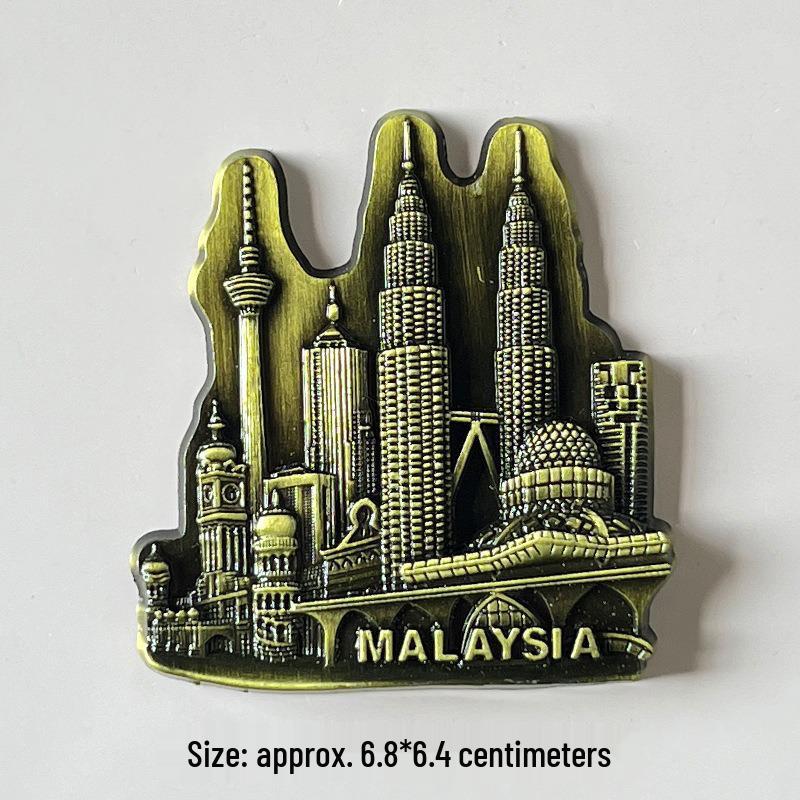 Petronas Towers Souvenir Magnet - Kuala Lumpur Landmark