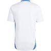 Adidas Aeroready Figc Training 2024 Comfortable Skin-Friendly Fitted Short Sleeve Football Shirt Men Tops White IQ2173