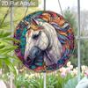 Acrylic Colorful Unicorn Suncatcher Stained Glass Effect Window Hanging Ornament Unicorn Lover Gifts