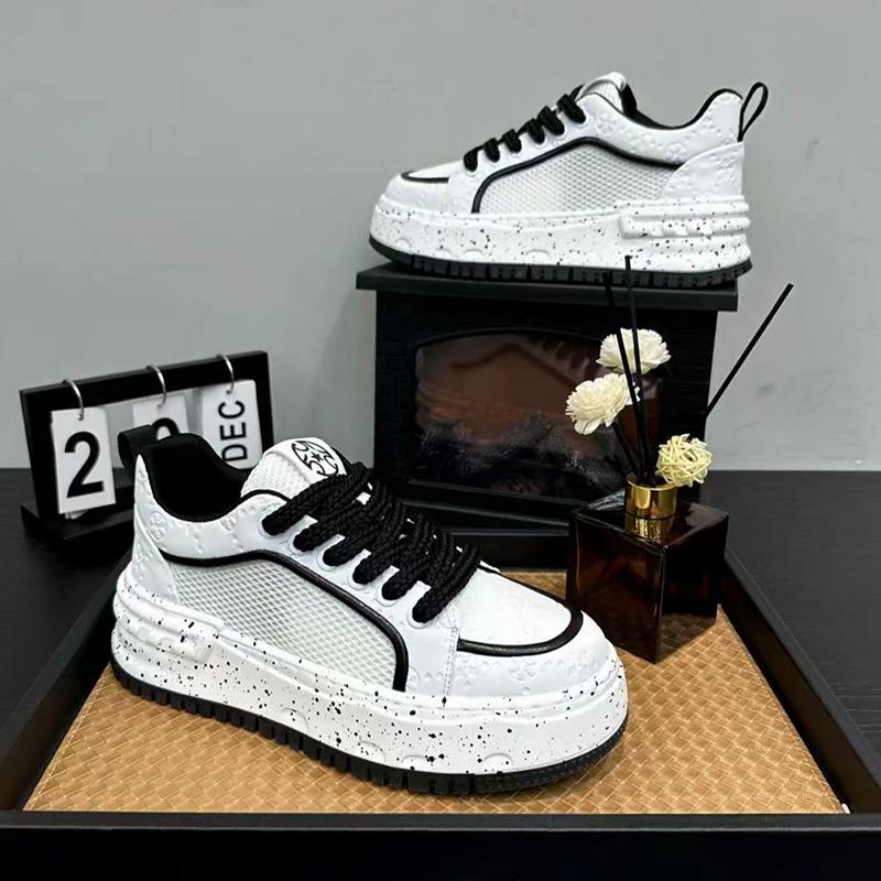 Summer mesh men's shoes comfortable and breathable platform casual sports shoes