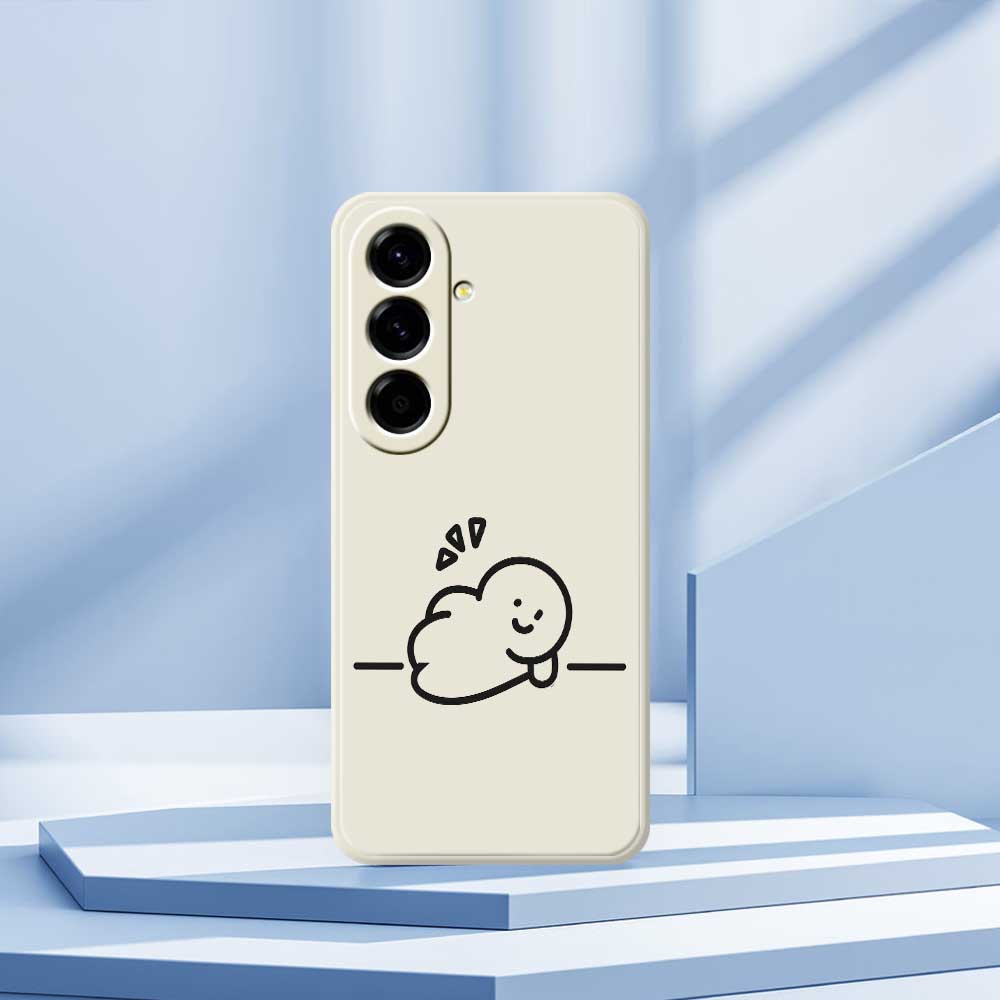 For Samsung Galaxy A56 5G Case Stick Figure Pattern Printing Straight Edge TPU Phone Back Cover