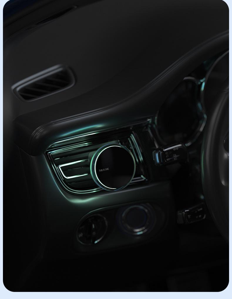 iPhone 16 Pro RGB Magnetic Car Phone Holder