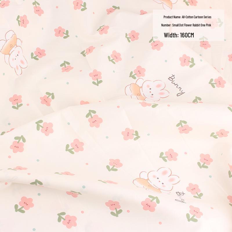 Strictly Selected Floral Print Cotton Twill Fabric for Baby Dress & Kids' Bedding
