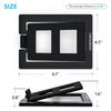 KK Cable Desktop Speaker PC Desktop Speaker Stands x 4cm C-01 Stands, Speaker/Small (Pair) Length 15.5cm Width 11.5cm Height C-01 (Black)