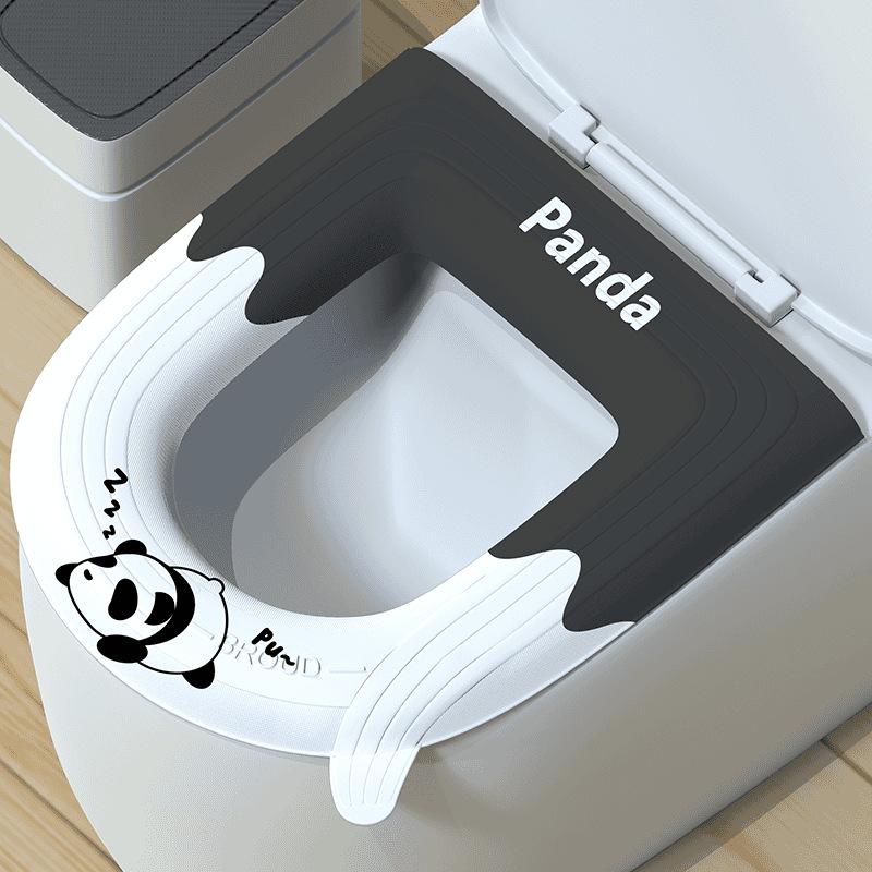 

Моющаяся Водонепроницаемая Подушка для Сиденья Унитаза из ЭВА - Универсальная, Самоклеящаяся, Утолщенная, Одноразовая Накладка для Всех Сезонов