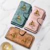 Magic Frog Cycling Adventure Printed Long Wallet, Multifunctional Portable Snap Coin Purse, Unisex, Suitable As a Birthday Gift and for Daily Use,