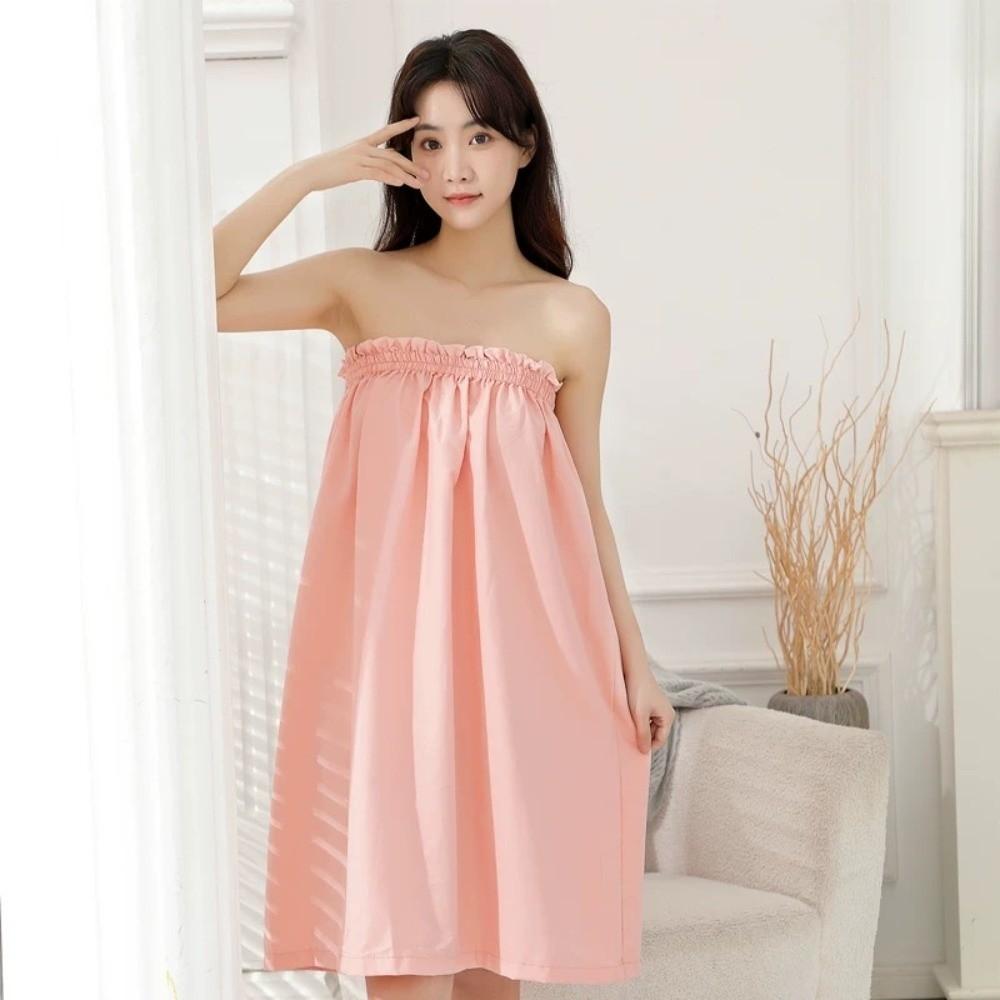 Comfortable Flexible Bust Support Bath Skirt Strapless Soft Shower Towel Wearable Absorbent Sauna Towels Spa