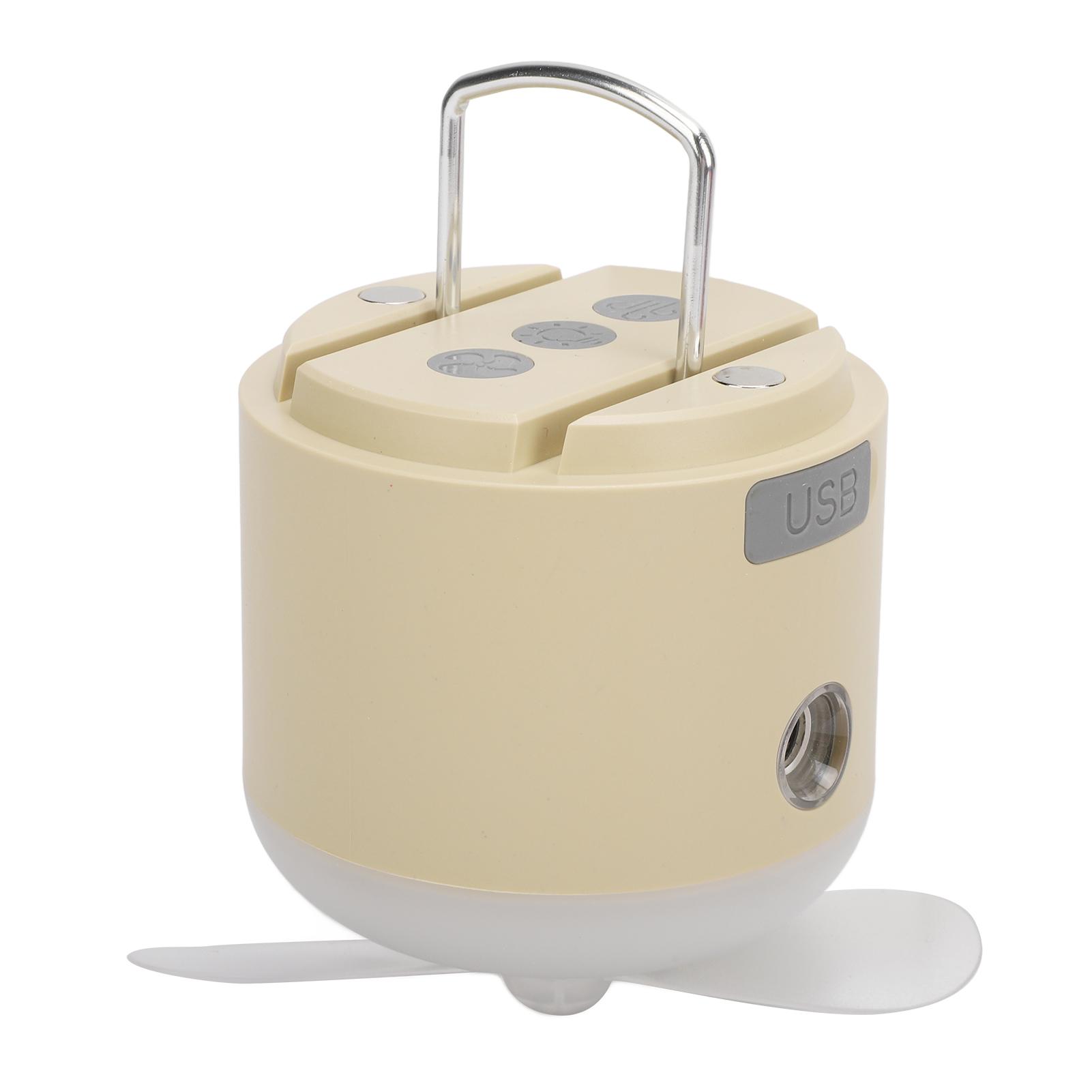 

Професійний кемпінговий ліхтар IPX7 Водонепроникний, з розпиленням туману, Кемпінгове світло з вентиляторами, Павербанк для