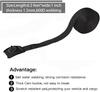 4 Pack Adjustable Heavy Duty Tie Down Straps with Quick Secure Cam Buckles for Cargo Trucks Trailers Moving Loads Black