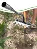 5/6 Teeth Garden Hand Rake Farm Tool Weeding 