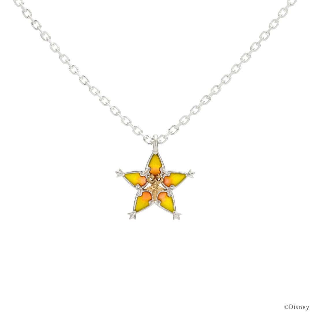 

[U-Treasure] Official Kingdom Hearts Connection Amulet - Terra -/ Silver Necklace featuring Terra, Aqua, and Ventus. Gift.