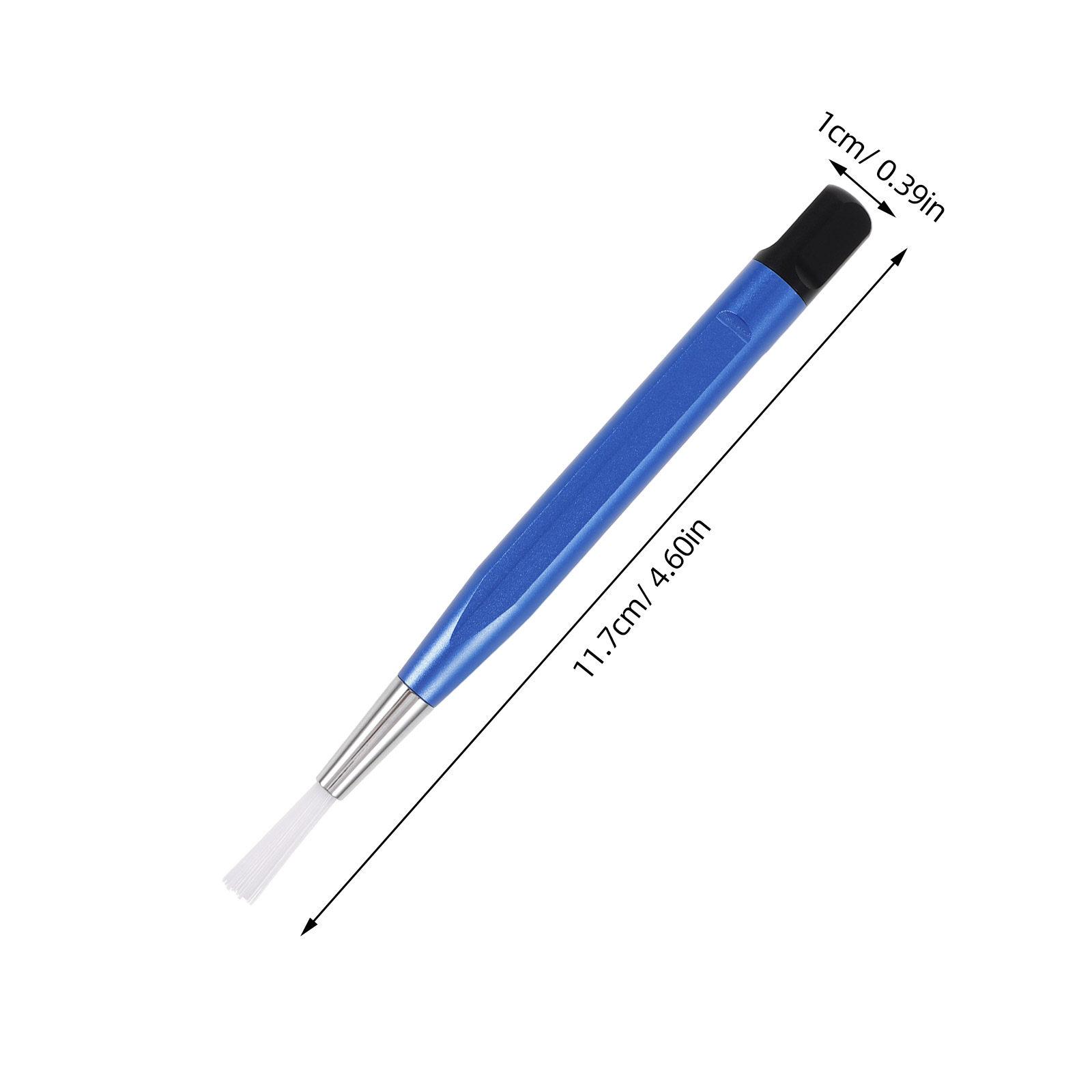 

Glass Fiber Jewelry Cleaning Pen Compact Rust Stain Remover Brush for Coins Watches Pcb Boards Electronic Circuit Cleaning синій