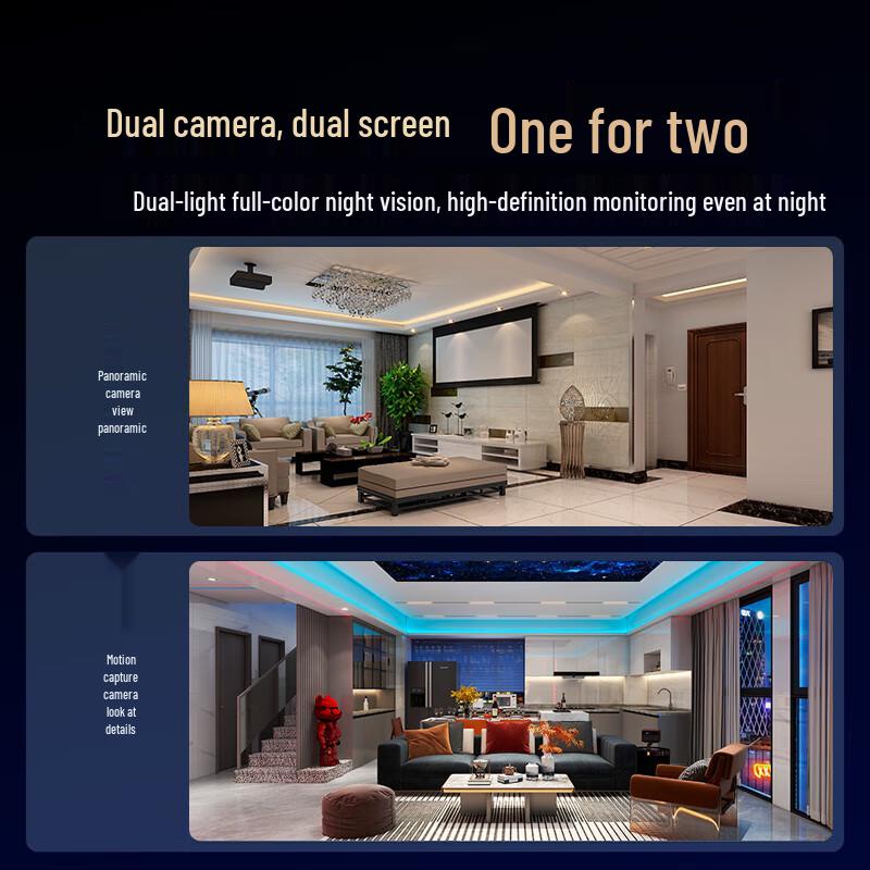 Sharpeye 10MP Dual-Lens Indoor 360° PTZ WiFi Security Camera