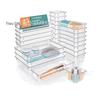 Clear Plastic Multifunctional Drawer Organizer for Home or Office