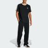 adidas Lux Coffee Cotton Round Neck Loose Breathable Short Sleeve T-Shirt Men Tops KG5413