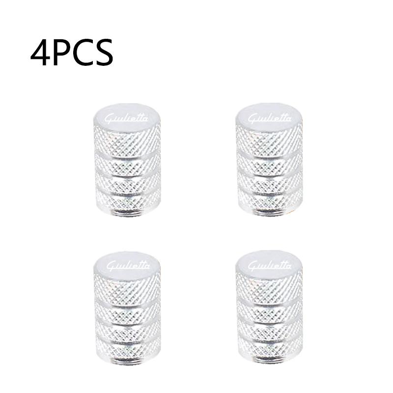 For Alfa Romeo Giulietta Accessories Car Wheel Tire Valve Caps Tyre Stem Covers Airdust Waterproof ysdf45