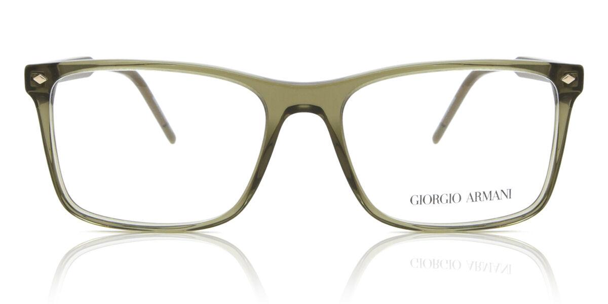 

Giorgio Armani Ar7258 6074 Men Eyeglasses Transparent Green/55-17-145