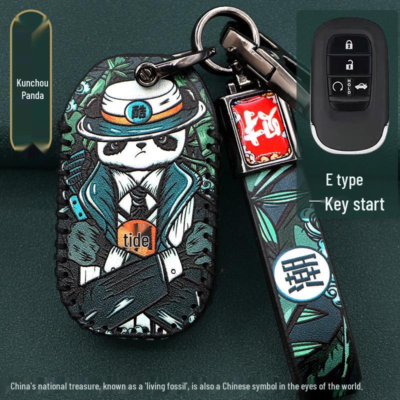 CRV Key Case for 11th Gen Accord, Civic, XRV, Haoying, & Xingge Remote Control Shell Buckle Set