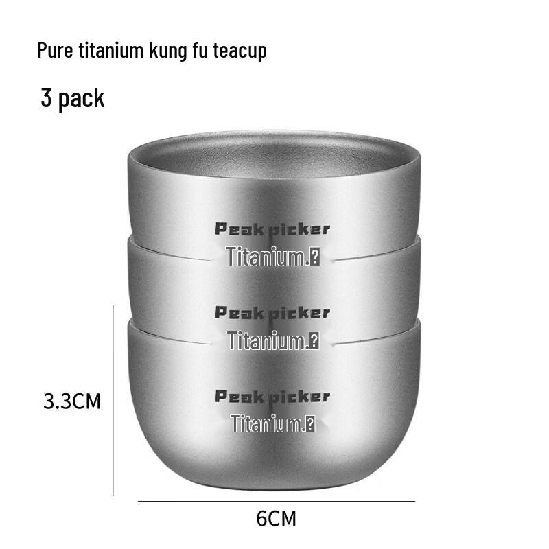 YOLO Portable Pure Titanium Travel Tea Set