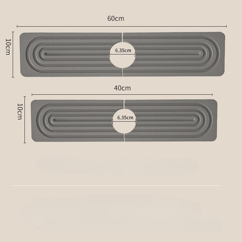 Diatom Mud Water-absorbing Quick-drying Hard Mat Kitchen Bathroom Sink Hand Wash Mat