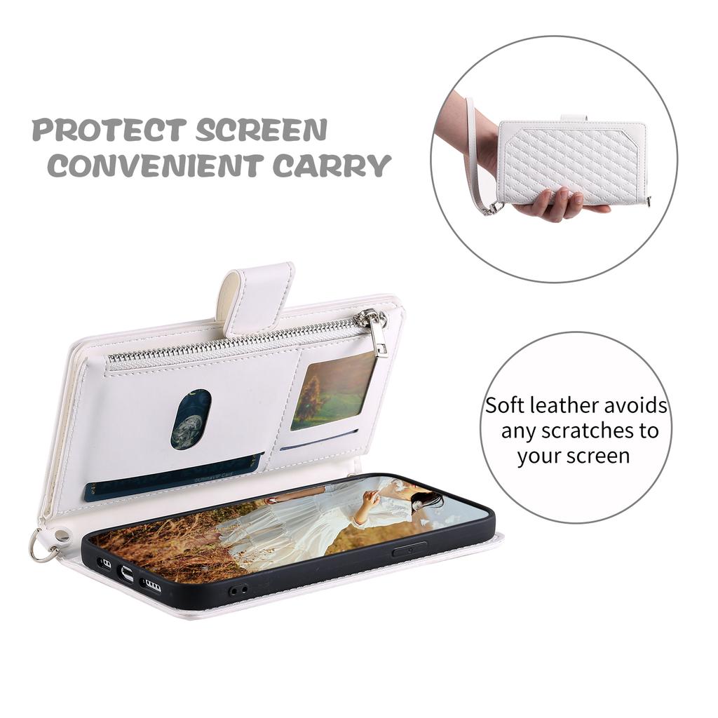 Style 005 For Samsung Galaxy A56 5G Wallet Case Rhombus Stitching Line PU Leather Phone Cover