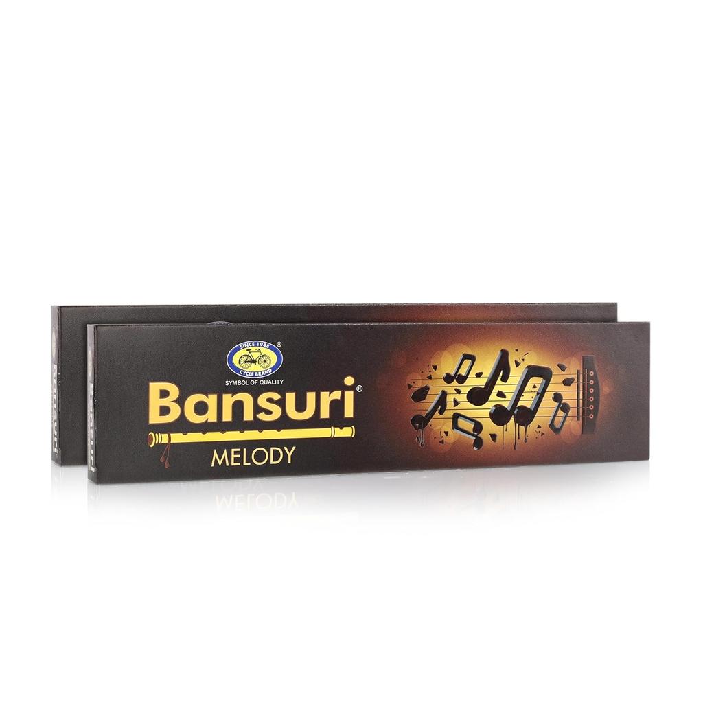 Cycle Pure Bansuri Melody Agarbatti 100g Pack of 2 – Refreshing Incense Sticks for Relaxation and Positivity