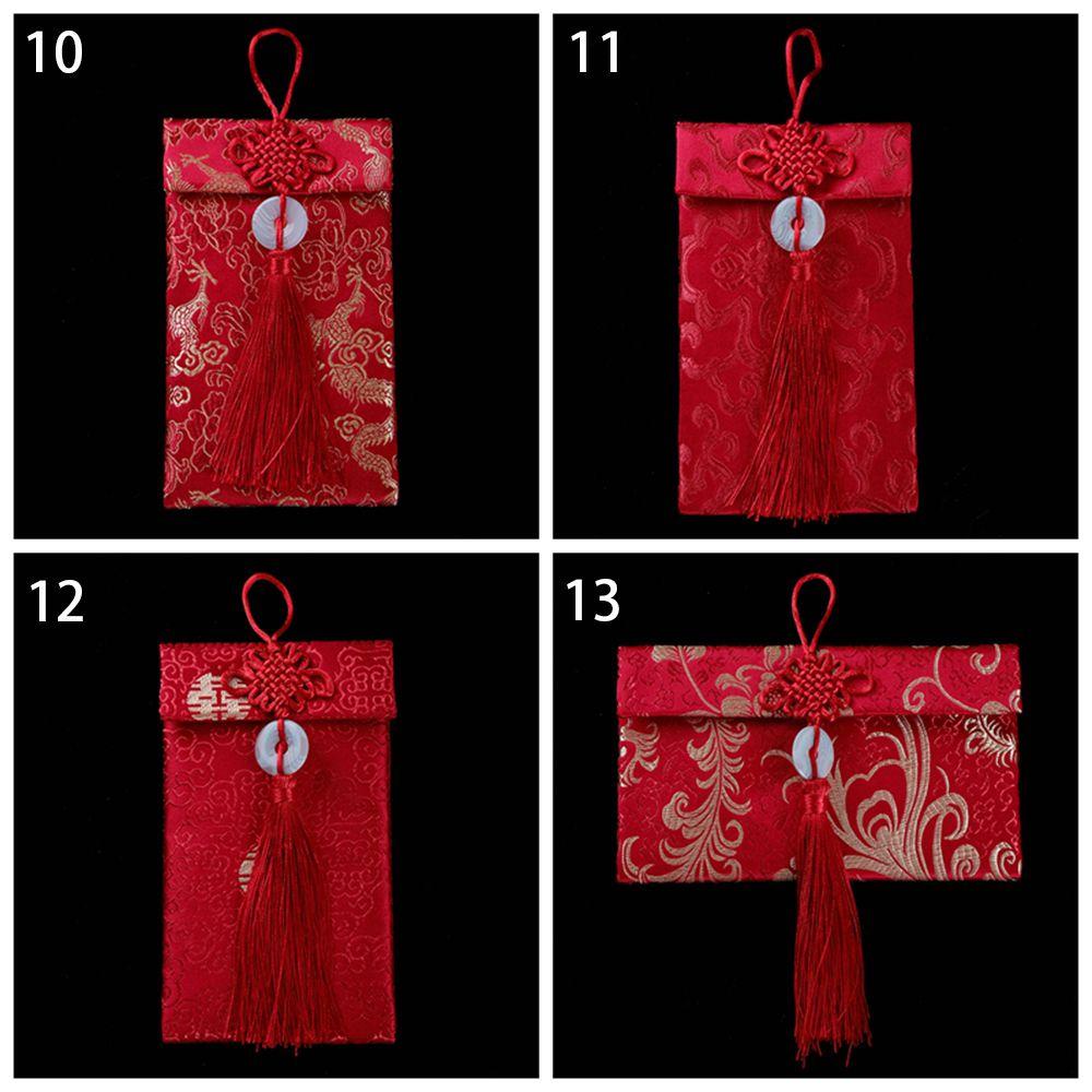 Party Gift Best Wishes Wedding Birthday Chinese Wedding Red Packets Money Bags Red Envelope HongBao