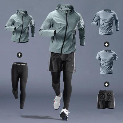 Men's Morning Running Exercise Set Thin Quick Drying Set