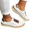 Autumn Women's Fashion Hollow-Out Round Toe Slip On Shoes Flat with Sneakers