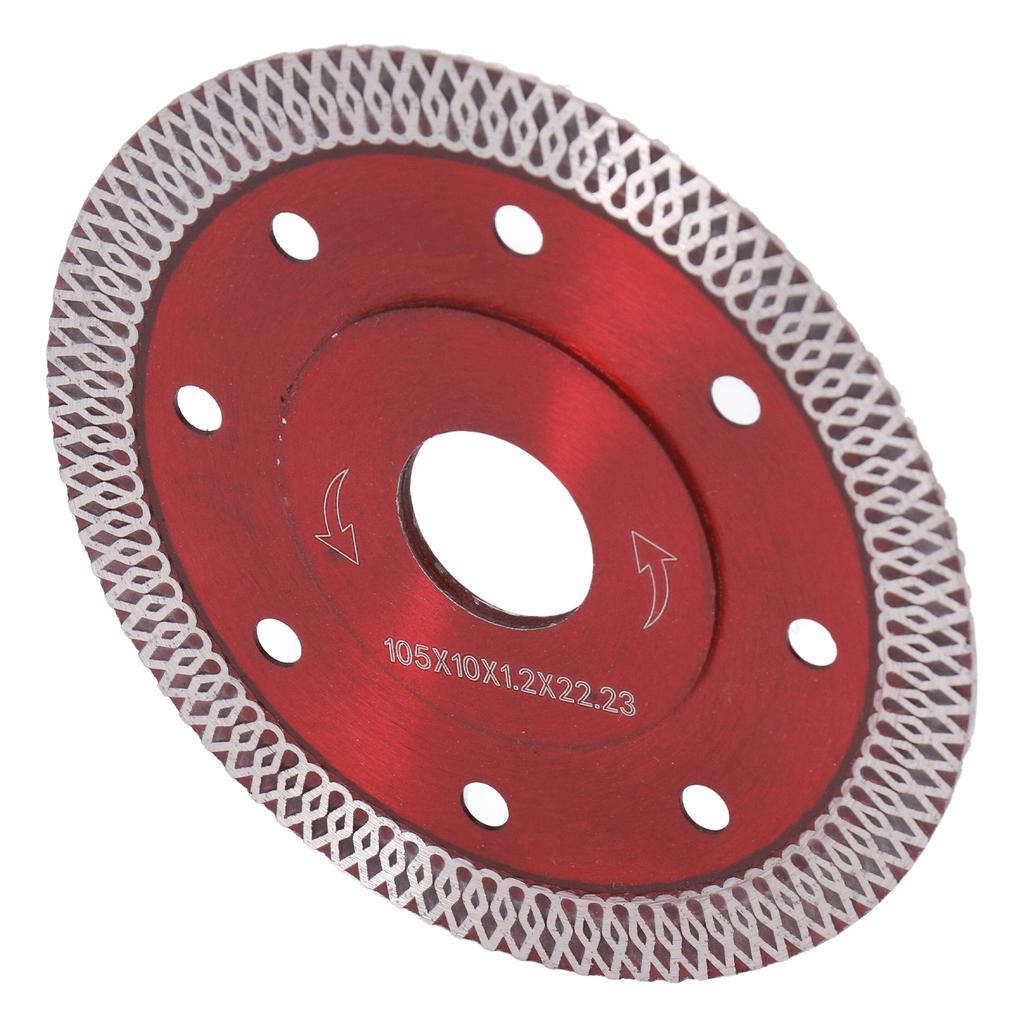 Diamond Saw Blade Cutting Porcelain Tile Ceramic Granite Marble Brick Grinding Polishing 4in Red