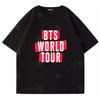 Y2K Kpop BTS BT21 Bedrucktes Familien-Passform-T-Shirt Lässiges Kurzarm-Paar-Oberteil Sommer Weich Atmungsaktiv Mode Tägliches T-Shirt