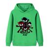 B1172 Bambini Ragazzi Ragazze NINJA KIDZ Anime Stampato Casual Outdoor Felpa con Cappuccio a Maniche Lunghe