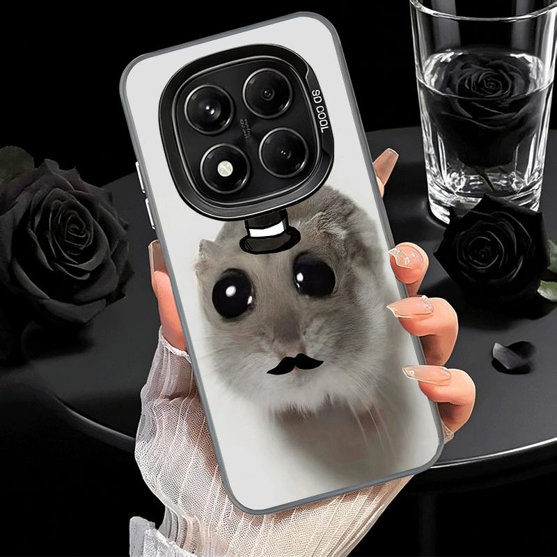 Funny Sad Hamster Meme Soft Phone Case for Xiaomi Redmi Note 13 14 15 Pro Plus 12S 12 11S 11 11T 10S 10 Shockproof Cover Back Sh