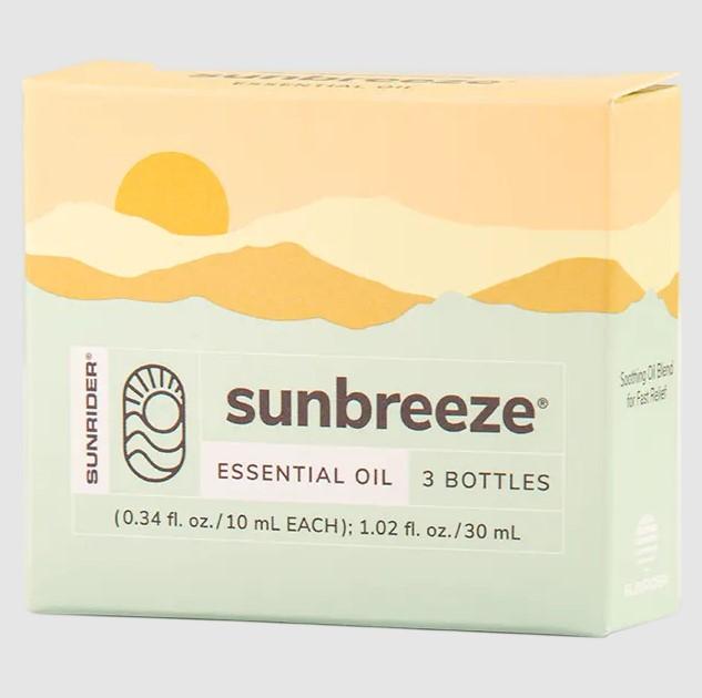SunBreeze Oil - 3 Bottles Per Pack (.034 fl. oz./10 mL/bottle) By Sunrider