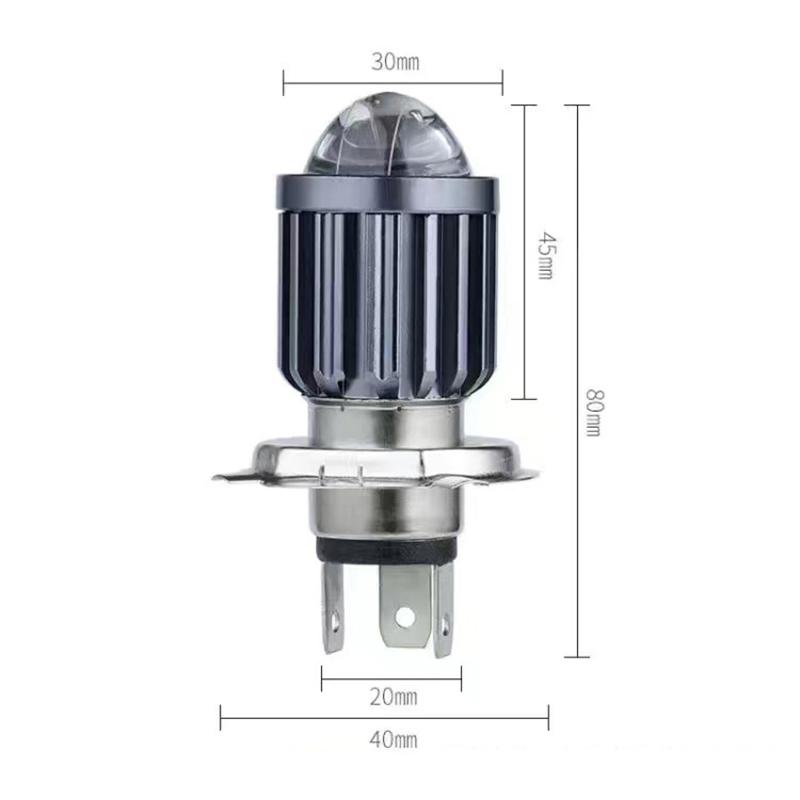 

1 шт. и высококачественная фара для мотоцикла H4 Ba20D Led Moto Fisheye Lens Fog Light