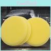 Thick Car Waxing Sponge Round Polishing Sponge For Deep Cleaning And Polishing
