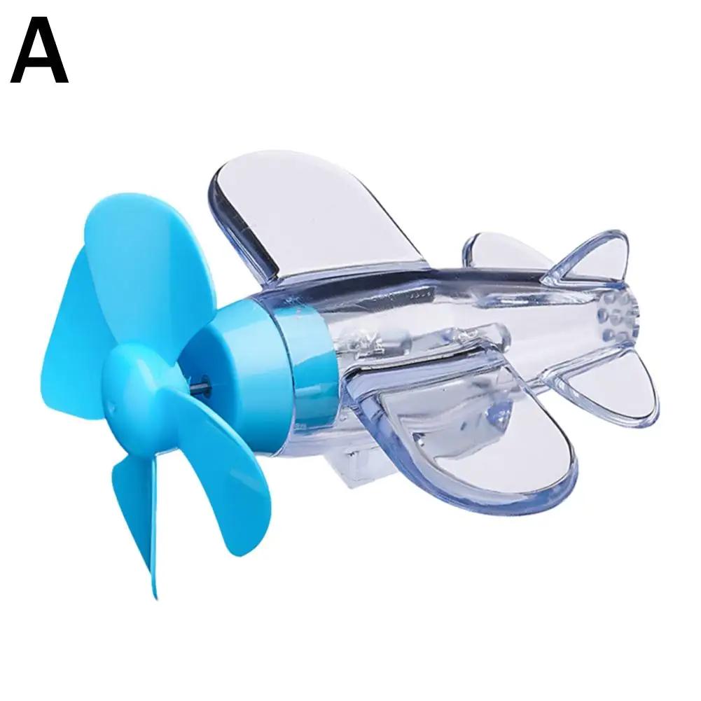 Motorcycle Car LED Multi-Color Wind-Driven Rotating Airplane Light, Fit for Auto Bike Bicycle Decor Night Riding Accessories